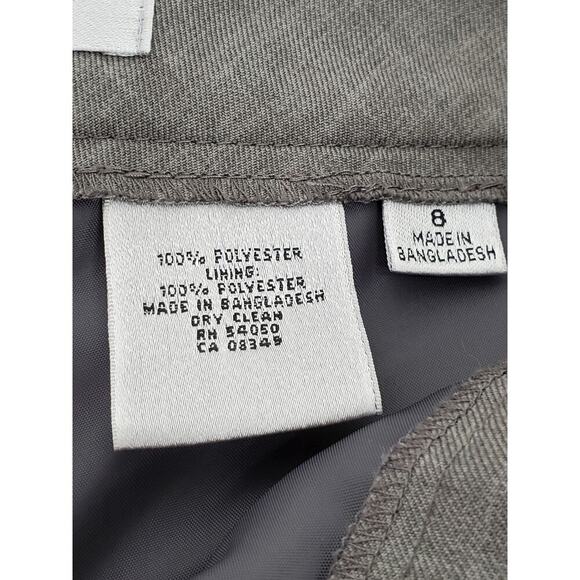 KASPER Women's Gray Dress Pants Sz 8 - Picture 8 of 8